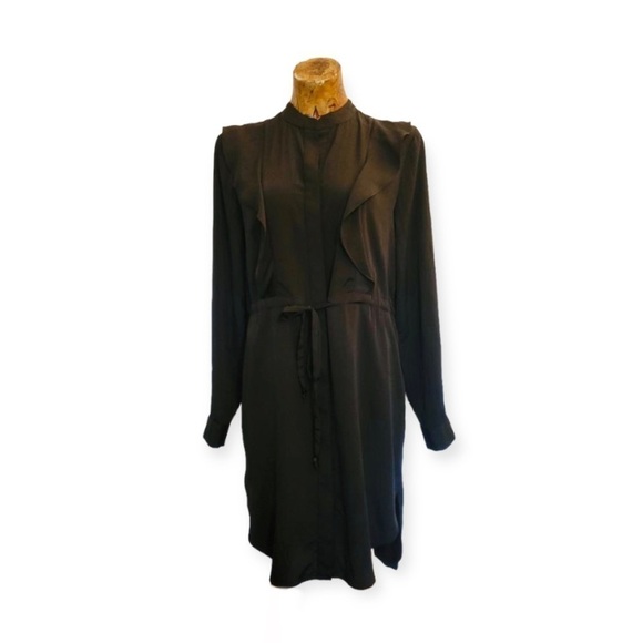 Kenneth Cole Reaction dress Size 6 long sleeve black - Picture 1 of 3